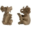 A&B Home Set of 2 Elephant Bookends