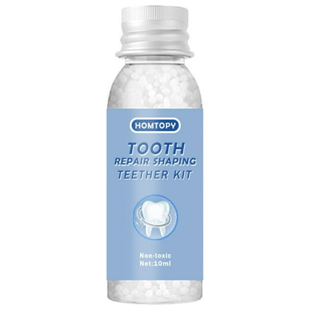Juego de mordedores para rellenar los agujeros de los dientes, para dentaduras postizas, maquillaje, accesorios de escenario, adhesivo de plástico para relleno dental.