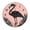 Fclock023, variant on YladaFaie Flamingo Home Haning Clock Wall Decor, Flamingo Silent Non Ticking Round Animal Clock With Arabic Numbers for Living Room Kitchen Bedroom Dining Room Bedroom Office 10 Inch