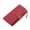 Red, variant on ZTTD Women Wallet Long Zipper Wallet Clutch Bag Female Fashion Three-Fold Purse