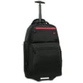 thumbnail image 3 of Protege 22" Black Rolling Backpack with Telescopic Handle, 3 of 9