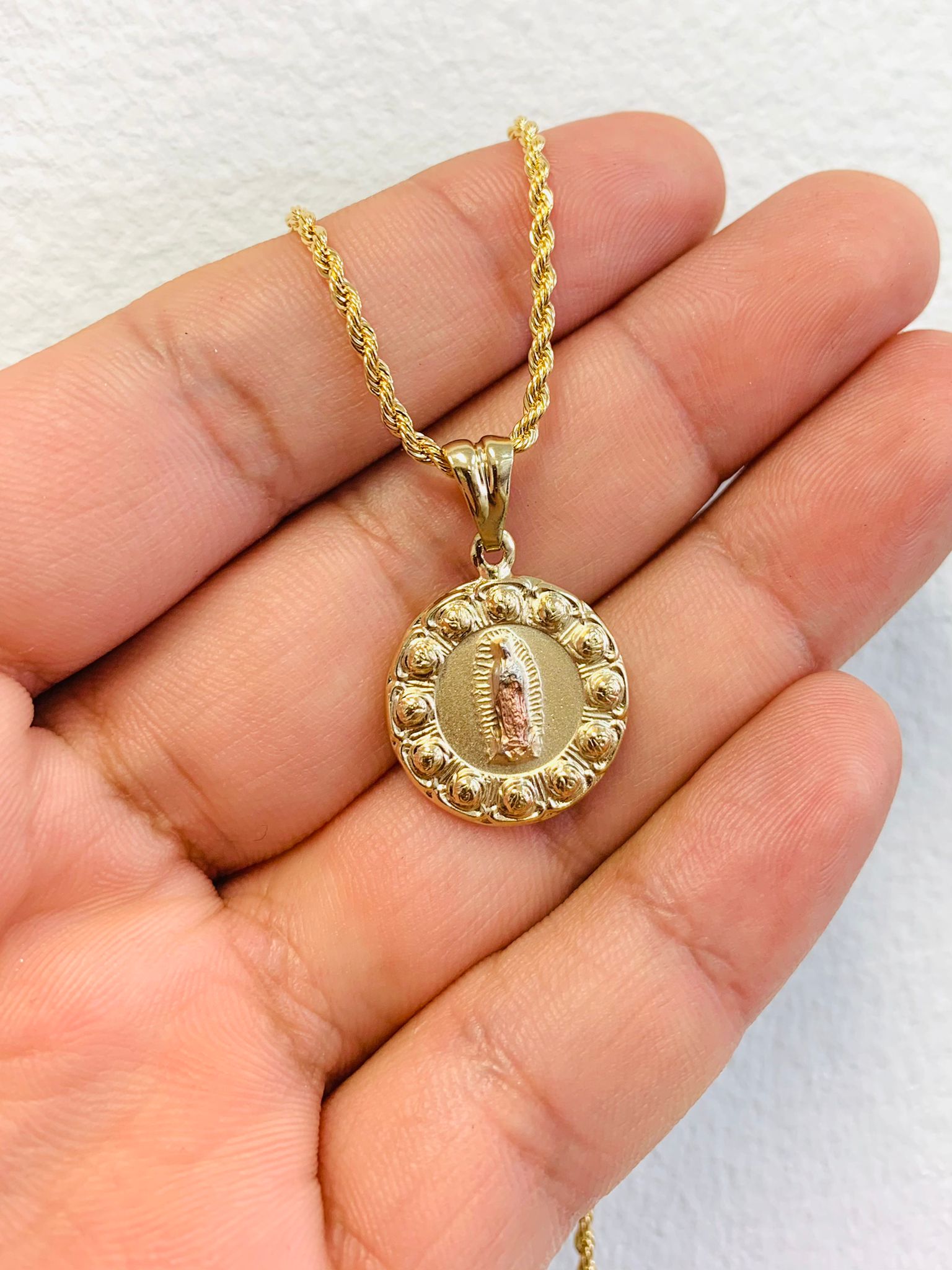 Virgen de Guadalupe Necklace 20 