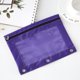 thumbnail image 5 of Estuche para lápices con cremallera transparente creativo de 5 uds., estuche para lápices de gran capacidad con tres orificios, estuche para lápices Oxford (amarillo, morado, naranja, rosado y verde), 5 of 5