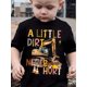 thumbnail image 1 of Boys A Little Dirt Never Hurt Print Stylish Creative T-shirt, Casual Lightweight Comfy Short Sleeve Tee Tops, Kids Clothings For Summer, 1 of 6