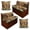 Hunting Forest Deer, variant on Chririnla RV Dinette Cushion Covers Piano Music Note Camper Cushion Covers Dinette Booth Set RV Seat Covers for Travel Trailer Couch Sofa,2 Bench & 2 Backrest Cover,2 Pillow Case