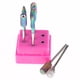 thumbnail image 3 of Taladro de uñas de cerámica de 7 partes, de uñas, accesorio de eléctrico Expositor rosa shamjiam Bit de arte profesional de uñas, 3 of 9