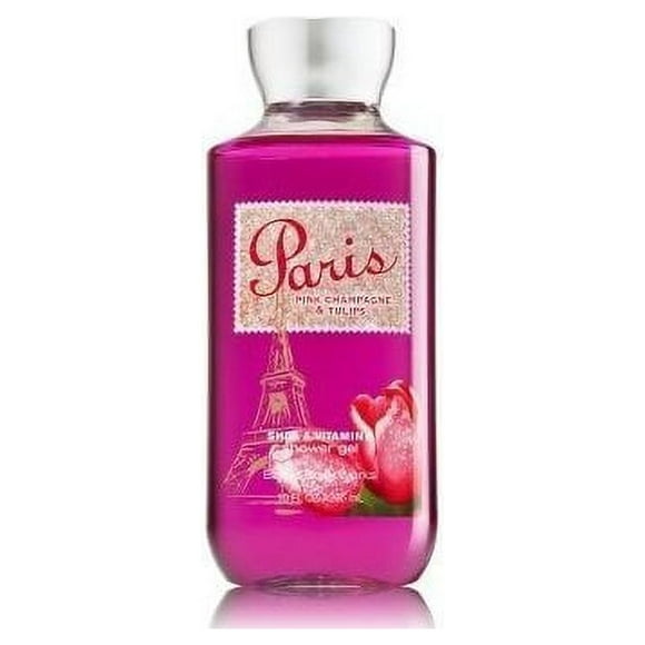 Bath & Body Works Shea & Vitamin E Shower Gel Paris Pink Champagne & Tulips