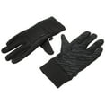 thumbnail image 2 of Gants d'Hiver Chauds, Gants d'Hiver Noirs Gants pour Temps Froid avec Nylon + Cuir PU, Intérieur en Peluche, Gants en Cuir Imperméables pour Hommes et Femmes Course en Plein Air Cyclisme Randonnée, 2 of 8