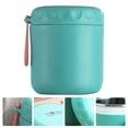 thumbnail image 2 of Shisuyan Stainless Steel Soup Lunch Container Soup Holder Portable Food Container for Picnic School Office (430ML, Green), 2 of 8