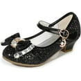 thumbnail image 6 of YAZI Girls Dress Shoes Wedding Party Heel Mary Jane Princess Flower Shoes (Toddler/Little Kid/Big Kid), 6 of 9