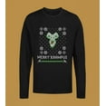 thumbnail image 5 of Old Glory Mens Christmas Merry Krampus Ugly Xmas Sweater Long Sleeve T Shirt, 5 of 5