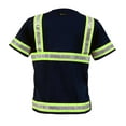 Reflective Safety Work Shirts For Men High Visibility Short Sleeve T