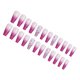 thumbnail image 1 of Seitruly Uñas postizas de ataúd, estilo francés clásico, uñas a presión, cubierta completa, punta de uñas, pegatinas de manicura de viscosidad Arte de uñas tipo 14 Seitruly CE012296-14B, 1 of 6