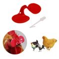 thumbnail image 2 of Gafas de ojo de pollo de 100 piezas, gafas antipicoteo para pollos, equipo para granja de pollos, equipos y suministros para cría de pollos, 2 of 5