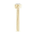 thumbnail image 3 of ANGARA Natural Heart-Shaped Diamond Ribbed Ring in 14K Yellow Gold for Women (Size-5mm| Color-I-J| Clarity-I1-I2) | April Birthstone, Anniversary, Jewelry Gift for Women | Natural Diamond Ring, 3 of 9