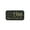 Polished Black, variant on 9 in. StoneMetal Fleur De Lis Logo Rectangle Solid Granite Address Plaque in Polished Black Color