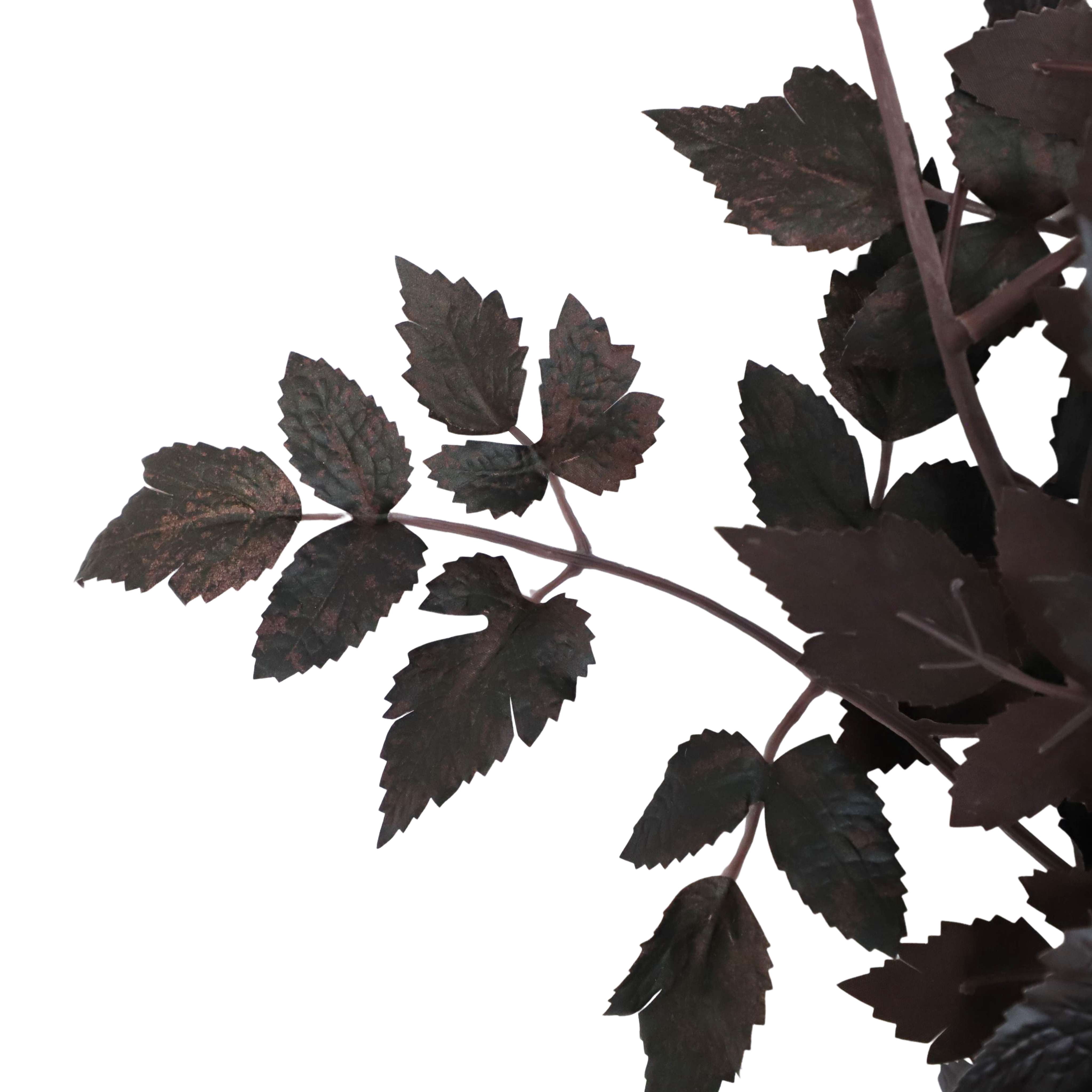 My Texas House Fall Faux Leaves Bundle, Plum, 30"