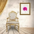 thumbnail image 3 of Robinson, Tamara 15x18 Gold Ornate Wood Framed with Double Matting Museum Art Print Titled - Elephant flower II, 3 of 4