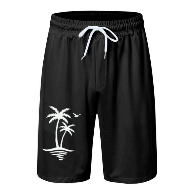 Mens Swimsuit Mesh Lined With Beach Shorts And Pockets Men'S Board Shorts M