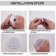 thumbnail image 4 of Motion Sensor Night Lights, Set Of 3 Led Night Lights Wireless Sensor Battery Powered For Bedroom, 4 of 4