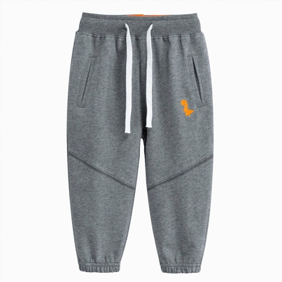 Gibobby Boys Pants Toddler Boys Joggers Pants 12 Months 2T 3T 4T 5T Kids Athletic Soft Sweatpants With Pocket Drawstring Toddler Jogger Pants(12-18 Months,Dark Gray)