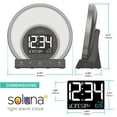 thumbnail image 3 of La Crosse Technology Soluna S Light Sunrise & Sunset Glow Digital Alarm Clock with USB port, W74146, 3 of 10