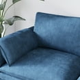 thumbnail image 4 of Jopath 74.27" Modern Loveseat Sofa,Oversized Upholstered Armchair Comfy Living Room Chair for Small Spaces,Apartment,Blue, 4 of 7