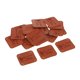 thumbnail image 4 of 20 piezas de cuero de la PU etiquetas hechas a mano etiqueta bricolaje bolsa de ropa de costura artesanal torre Sunnimix Etiquetas de PU hechas a mano, 4 of 7