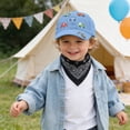 thumbnail image 2 of CAUYDY Childrens Baseball Cap With Car Design Embroidered For Kids Boys And Girls Cartoon Mesh Cap 5T 6T 7T 8T Toddler Boys Sun Hat Summer (Sizes 3-8 Years,D1-Blue), 2 of 4