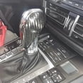 thumbnail image 5 of Real Carbon Fiber Gear Shift Knob Head Cover Trim Fit for Macan 2014- S GTS Panamera 2014- 718 -, 5 of 5