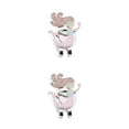thumbnail image 1 of Wosthever Clip de Metal para sombrero de Golf, abrazadera de posicionamiento extraíble antioxidante para poner en verde, marcador de bola para Rosado 2piezas, 1 of 6