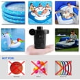 thumbnail image 4 of Electric Air Pump Portable Quick-Fill Air Pump for Inflatable Couch, Air Mattress, Swimming Ring, Inflatable Pool Toys, Powerful Electric Inflator/De_Perfect Gift, 4 of 5