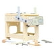 thumbnail image 1 of Juego de herramientas para , caja de herramientas de tornillo de madera, juego de banco de trabajo de juguete de madera para juego de simulación, 1 of 9