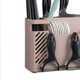 thumbnail image 4 of Wall Cutlery Holder Multifunctional Wall Mounted Chopsticks Drying Rack for Home Kitchen, 4 of 5