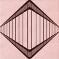 thumbnail image 1 of Ahgly Company Tapis d'Intérieur Lavable en Machine Carré Rouge Indien, 4 Pieds Carré, 1 of 7