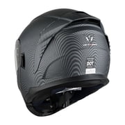 1Storm Motorcycle Street Bike Modular/Flip up Dual Visor Sun Shield Full Face Helmet: HJK920 Matte Fiber Black