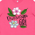 thumbnail image 4 of Inktastic Mississippi Girl Magnolia Flowers and Leaves Youth T-Shirt, 4 of 5