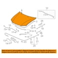 thumbnail image 3 of Fits 01-02 Accord Sedan Front Hood Panel Assembly Primed HO1230135 60100S87A70ZZ, 3 of 5