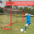 thumbnail image 4 of Graflsoa Foldable Soccer Goal with Durable Metal Frame | Quick Setup & Lightweight Design | Full-Size Portable Goal for Training & Backyard Play | Includes Carry Bag & Net | Ideal for Kids & Adults, 4 of 6