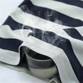 thumbnail image 7 of EnJoCho Girls And Toddlers Short Sleeve T-Shirt Children's Summer T Shirt Short Sleeved Stand Up Collar Striped Top Casual Going Out For Boys Or Girls, 7 of 7