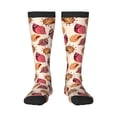 thumbnail image 2 of Lsque Sea Shells Printed Crew Socks Men's Women's LightWeight Thin Casual Calf Socks ,Knee High Socks,Cotton Socks, 2 of 9