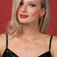 thumbnail image 4 of Music Eighth Note Jewelry Pendant Necklace Gift for Women By Keren Hanan | 18K Yellow Gold Plated Silver | Peach Morganite | 0.60 Cttw | October Birthstone | Oval 6X4MM | with 18 inch Silver Chain, 4 of 6