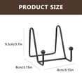 thumbnail image 2 of CIMAXIC 4pcs Decorative Plate Stands Plate Holder Desktop Picture Frame Stand Holder,3.66"X3.15"X3.15", 2 of 5