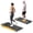 Dual-Sided Treadmill with Massager, variant on Walking Pad Brushless Treadmill with Remote Control, 6% Incline/350 Kcal, 4MPH Speed, 350Lbs Capacity, Shock Absorption,Portable Under Desk Treadmill for Home Office