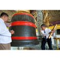 thumbnail image 2 of President Barack Obama Rings A Large Bell During A Tour Of The Shwedagon Pagoda. Yangon History, 2 of 2