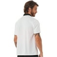 thumbnail image 4 of MSemis Men's Short Sleeve Jacket Cooking Button Down Kitchen Uniform Tops, 4 of 6