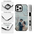 thumbnail image 4 of Personalized Custom Photo Phone Case for iPhone 16 Pro Max, Flip Wallet Phone Case with Card Slots, Perfect Gift for Family, Friends, and Couples, 4 of 9