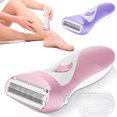 thumbnail image 2 of Afeitadora eléctrica recargable sin dolor para mujer, afeitadora para mujer, Bikini, piernas, pelo, maquinilla de afeitar seca y húmeda JAMW Sencillez, 2 of 5