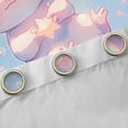 thumbnail image 4 of Homewish Cartoon Animal Axolotl Blackout Curtains Set of 2 (52x84 Each),Pink Kawaii Salamander Window Curtains,Pink Blue Curtains and Drapes,For Teens,Microfiber Bedroom Decor, 4 of 6