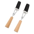 thumbnail image 4 of Pull Up Handles Grips, 1 Pair Muscle Building Wooden Pull Up Grips  For Workout For Gym, 4 of 8